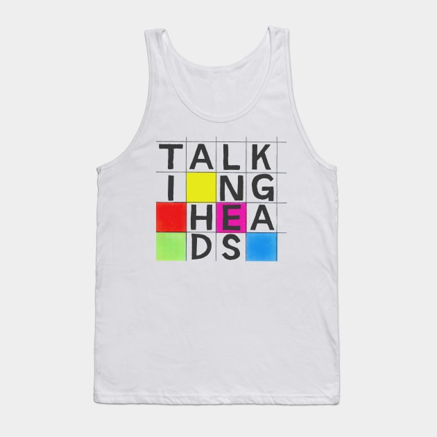 Talking Heads // Retro Original Fan Art Design Tank Top by DankFutura